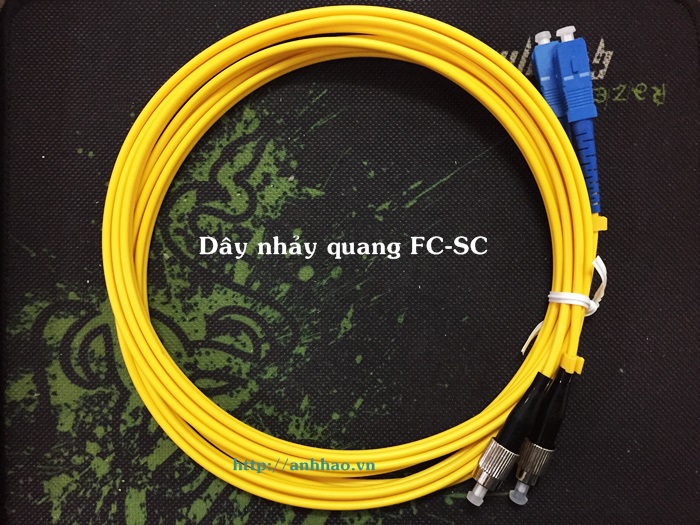 Dây nhảy quang chuẩn FC-SC -SM Duplex dài 3m chính hãng